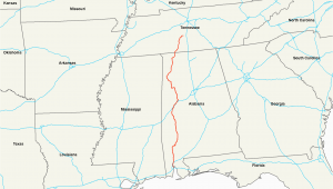 Tennessee Driving Map U S Route 43 Wikipedia