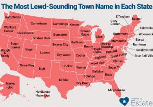 Tennessee Dry Counties Map the Complete List Of Lewd sounding town Names In America Estately Blog