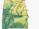 Tennessee Elevation Map topographic Map Of Alabama Secretmuseum