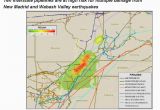 Tennessee Fault Line Map New Madrid Earthquake Seismic Zone Maps P3