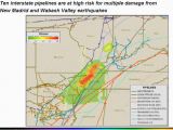 Tennessee Fault Line Map New Madrid Earthquake Seismic Zone Maps P3