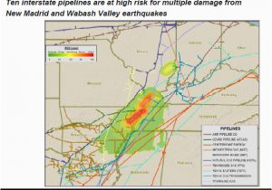 Tennessee Fault Line Map New Madrid Earthquake Seismic Zone Maps P3