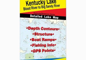 Tennessee Lake Maps Charts and Maps 179987 Kentucky Lake Central Blood River to Big