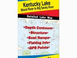 Tennessee Lakes Map Charts and Maps 179987 Kentucky Lake Central Blood River to Big