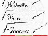 Tennessee Map by City Tennessee Map Outline Typography Clipart Svg Eps by Scrapcobra