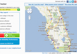 Tennessee Power Outage Map Fpl Power Outage Map States Maps