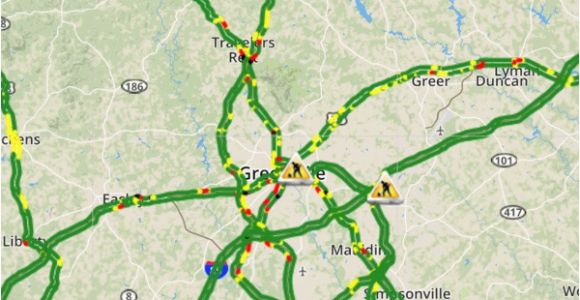 Tennessee Road Conditions Map I 26 Traffic Map Incidents Foxcarolina Com