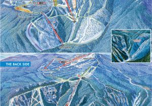 Tennessee Ski Resorts Map Alpine Trail Maps Silver Star Mountain Resort