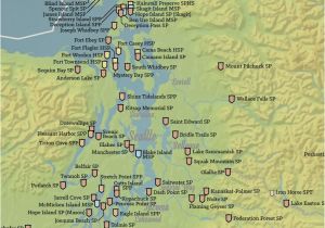 Tennessee State Parks Map Washington State Parks Map 11×14 Print