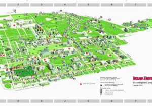 Tennessee State University Campus Map Indiana University Bloomington Campus Map