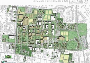 Tennessee State University Campus Map Middle Tennessee State University Master Plan Lose Design