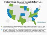 Tennessee Tax Map States where Amazon Collects Sales Tax Map Institute for Local