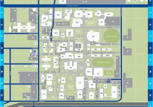 Tennessee Tech Campus Map the University Of Memphis Main Campus Map Campus Maps the