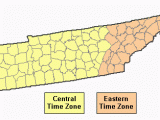 Tennessee Time Zone Map with Cities why is Chattanooga Tn In Eastern Time while Nashville Tn is In