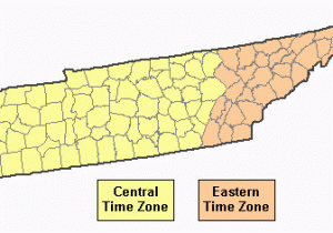 Tennessee Time Zone Map with Cities why is Chattanooga Tn In Eastern Time while Nashville Tn is In