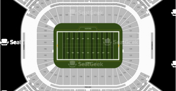 Tennessee Titans Stadium Map Nissan Stadium Seating Chart Map Seatgeek