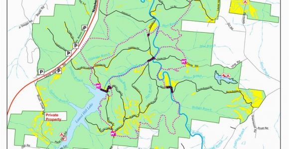 Tennessee Wma Maps Laurel Hill Wildlife Management area Maplets