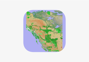 Terrain Map Of Canada Scenic Map Western Canada