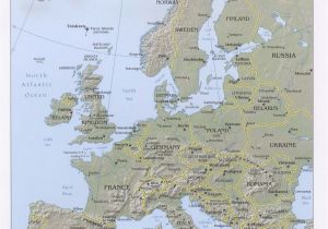 Terrain Map Of Europe 36 Intelligible Blank Map Of Europe and Mediterranean
