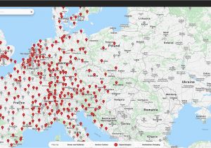 Tesla Supercharger Map Europe Musk Superchargery W 2019 Obejma Caa A Europa Sia Gna Od