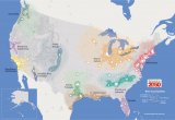 Texas 4 Regions Map Our Maps America 2050