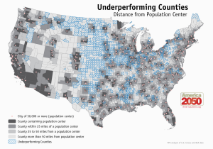 Texas 4 Regions Map Our Maps America 2050