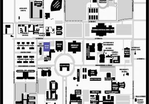 Texas A&amp;m Kingsville Campus Map Map Of Texas A M Kingville Campus