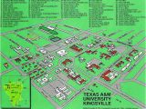 Texas A&amp;m Kingsville Campus Map Tamu Kingsville Campus Map by Chris Silver Smith