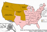 Texas and the Mexican War Map Compromise Of 1850 Wikipedia