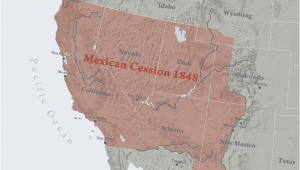 Texas and the Mexican War Map the Mexican American War