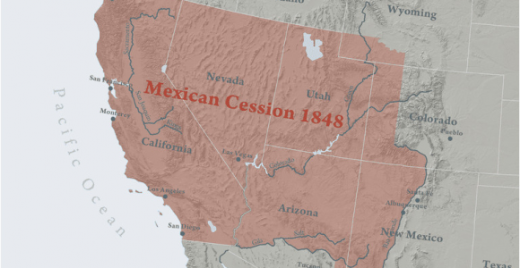 Texas and the Mexican War Map the Mexican American War