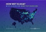 Texas Annual Rainfall Map 2018 S Precipitation Records On One Map Climate Central