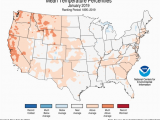 Texas Average Temperature Map National Climate Report January 2019 State Of the Climate