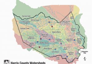 Texas Bodies Of Water Map Hcfcd Harris County S Watersheds