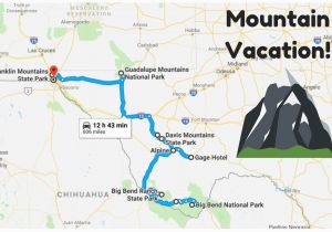 Texas Camping Map Everyone From Texas Should Take This Awesome Mountain Vacation