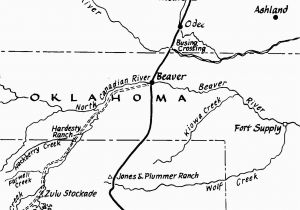 Texas Cattle Trails Map the Jones and Plummer Trail