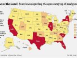 Texas Ccw Reciprocity Map Map where is Open Carry Legal Maps Geography Open Carry