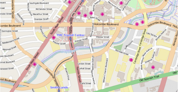 Texas Childrens Hospital Map File Houston Medical Center Map Png Wikimedia Commons