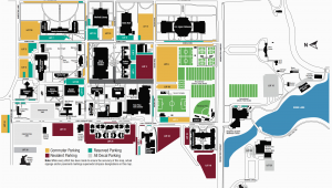 Texas Christian University Map Campus Map Midwestern State University