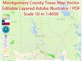 Texas Colleges and Universities Map Montgomery County and Nearest Map Vector Texas Exact City Plan