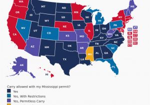 Texas Concealed Carry Reciprocity Map Georgia Ccw Reciprocity Map Mississippi Concealed Carry Gun Laws