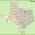 Texas County Map with Roads Road Map Of Texas with Cities