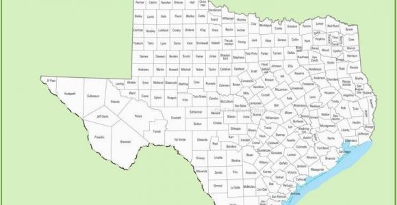 Texas Countys Map Texas County Map Favorite Places Spaces Texas County Map