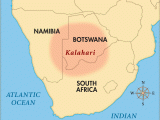 Texas Desert Map Kalahari Desert National Geographic