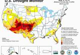 Texas Drought Map Oklahoma Drought and Wildfire Update top Headlines Wlj Net