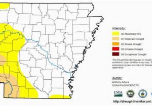 Texas Dry Counties Map Drought Conditions Developing In south Arkansas Local News