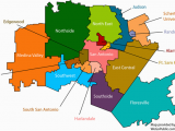 Texas Education Regions Map San Antonio School Districts Gopublic