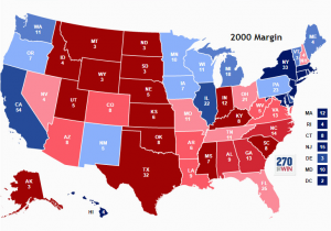 Texas Election Results Map Presidential Election Of 2000