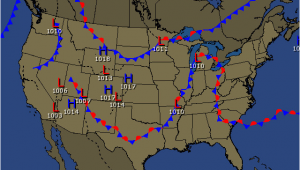 Texas forecast Map Current Frontal Map for the United States Weather Resources