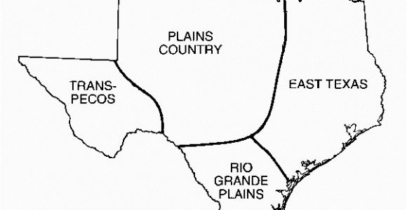 Texas Four Regions Map Let S Study Texas History Texashomeschool